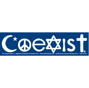 Coexist Bumper Sticker